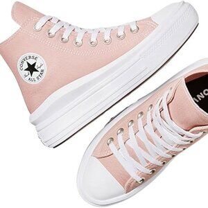 Converse Women's Chuck Taylor All Star Move Casual Shoes  Pale Pink